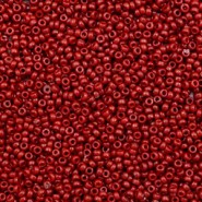 Miyuki rocailles Perlen 15/0 - Duracoat opaque maroon red 15-4470